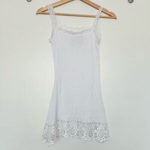 Lace trim top